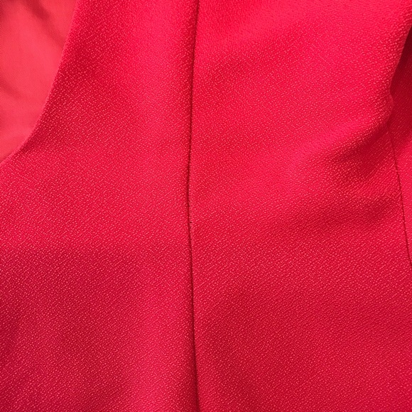 Oakbrook Vintage Red Sheath Dress with Bow - Picture 8 of 11